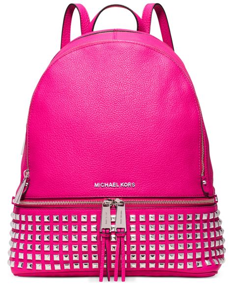 michael kors pink backpack sale|Michael Kors large pink tote.